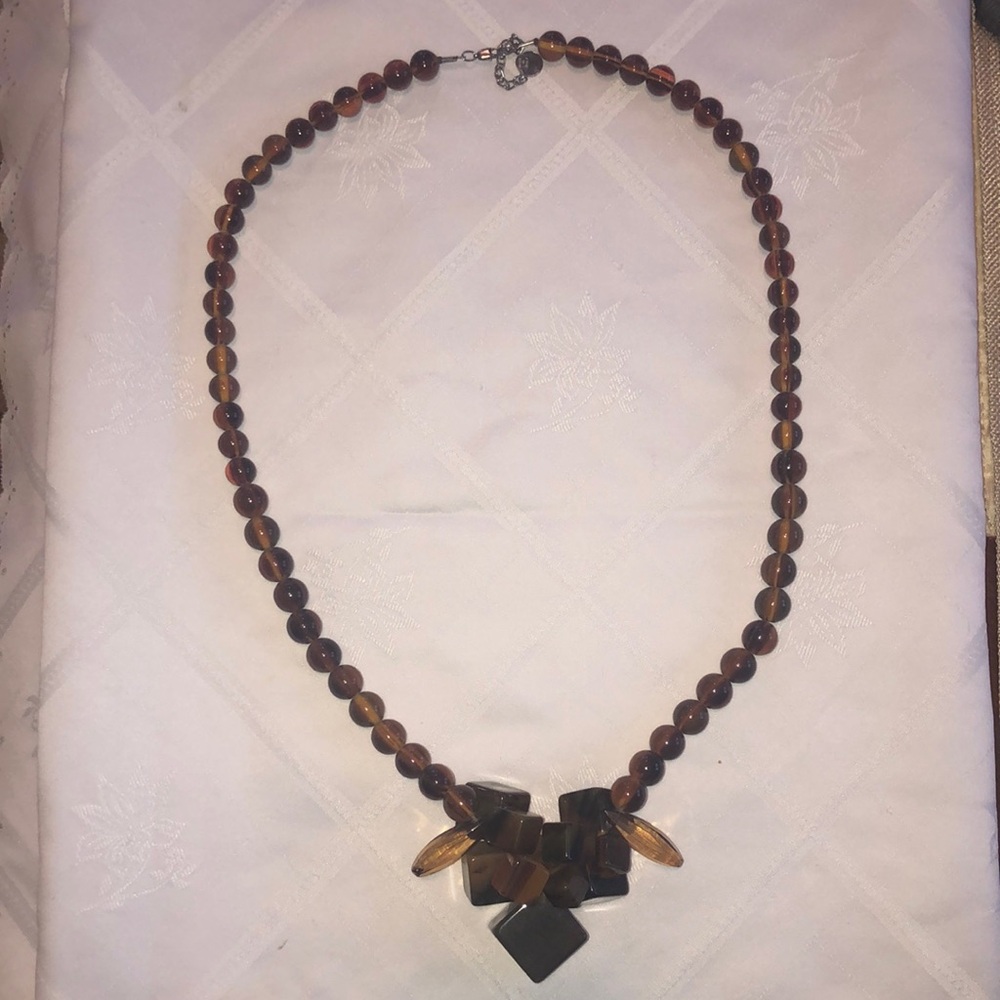 Furla amber necklace